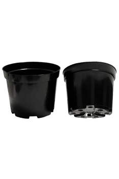 Rund & låg kruka, 7,5 liter, 10-pack
