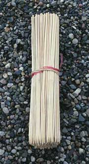 Bambusplits 50 cm, 1 kg bunt