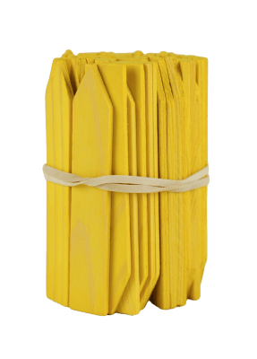 Sticketiketter av trä, 10 cm, 50-pack