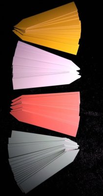 sticketiketter i färg